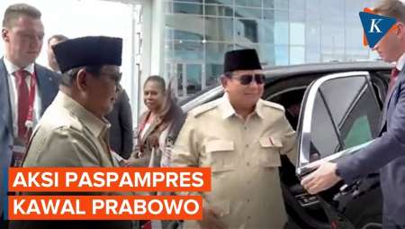 Aksi Paspampres Prabowo Di Rusia, Bukakan Pintu Mobil Hingga Lirikan Tajam