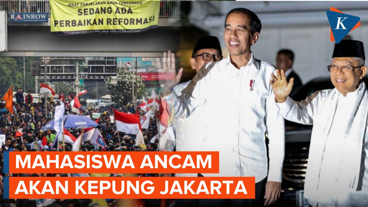 Mahasiswa Akan Aksi Besar-Besaran Saat Peringatan Tiga Tahun Jokowi-Ma'ruf