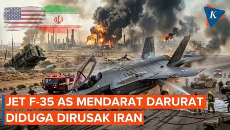 Jet Tempur F-35 AS Mendarat Darurat, Diduga Kena Tembakan Iran