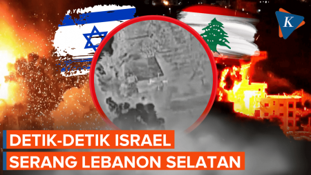 Momen Serangan Israel Hantam Lebanon Selatan, Ciptakan Bola Api Besar!