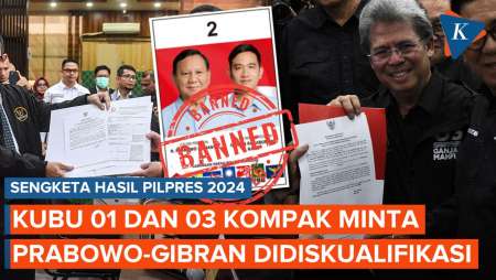 Kubu Amin dan Ganjar-Mahfud Kompak Minta MK Diskualifikasi Prabowo-Gibran