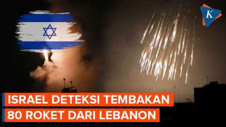 Permukiman Israel Diberondong 80 Roket dari Lebanon