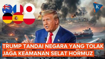 "Ngambek" Tak Dibantu Kawal Selat Hormuz, Trump: Kami Akan Mengingatnya
