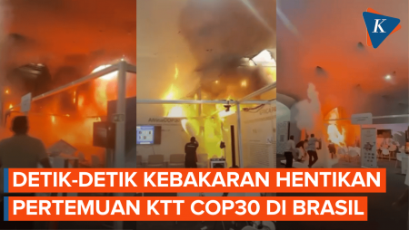 Momen Kebakaran Kacaukan KTT Iklim COP30 Di Brasil