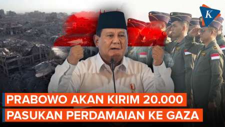 Menhan: Prabowo Bakal Kirim 20.000 Prajurit Pasukan Perdamaian Ke Gaza
