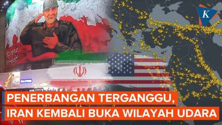Iran Buka Kembali Wilayah Udara Di Tengah Kekhawatiran Aksi Militer AS