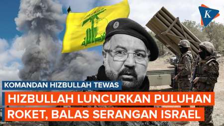 Hizbullah Luncurkan Puluhan Roket ke Israel, Balas Kematian Komandan Tinggi Fuad Shukr