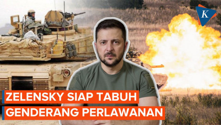 Zelensky Tabuh Genderang Perlawanan Atas Rusia