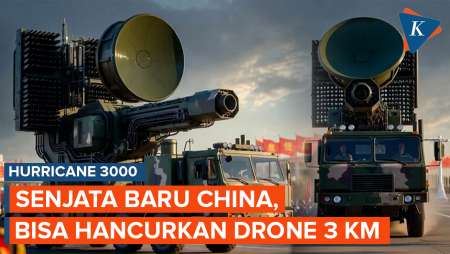Hurricane 3000, Senjata Baru China Yang Mampu Hancurkan Drone Dari Jarak 3 Km