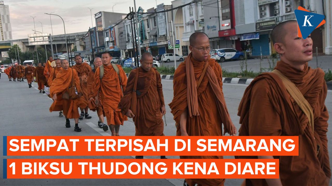 1 Biksu Thudong Sempat Terpisah di Kabupaten Semarang karena Sakit Diare