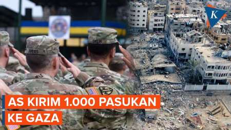 AS Kirim 1.000 Tentaranya ke Gaza, Ada Apa?