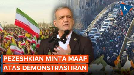 Presiden Iran Minta Maaf Atas Tragedi Mematikan Saat Demo Besar-besaran