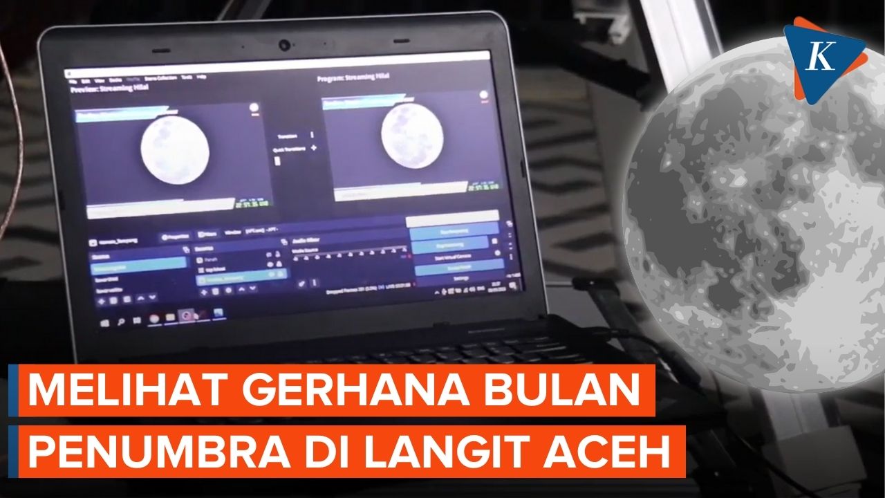 Melihat Fenomena Gerhana Bulan Penumbra di Langit Aceh