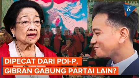 Senyum Gibran Saat Ditanya soal Gabung Partai Lain usai Dipecat PDI-P