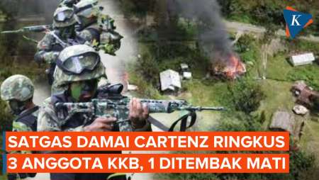 Satgas Operasi Damai Cartenz Sukses Ringkus 3 Anggota KKB dengan Peran Berbeda