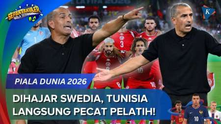 Korban Pertama Piala Dunia 2026! Tunisia Pecat Sabri Lamouchi Usai Dihajar Swedia 1-5