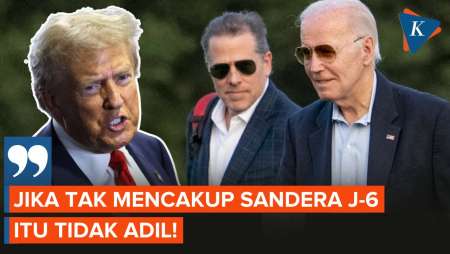 Trump Sebut Pengampunan Biden terhadap Putranya Tidak Adil