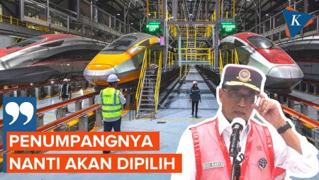 Naik Kereta Cepat Jakarta-Bandung Gratis Selama Uji Coba Terbatas
