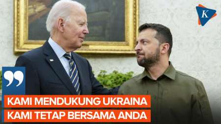 Biden Yakinkan Zelensky, AS Akan Terus di Pihak Ukraina