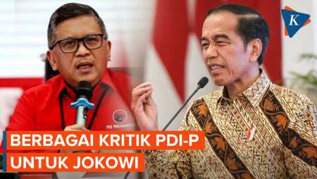 Sederet Kritik Pedas PDI-P untuk Jokowi yang Kini Beda Haluan