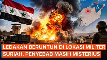 Ledakan Beruntun Terjadi Di Lokasi Militer Suriah Dekat Aleppo, 4 Orang Terluka