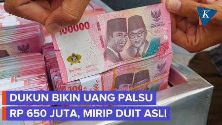 Dukun di Bogor Bikin Uang Palsu Rp 650 Juta, Ngaku Bisa Gandakan Duit