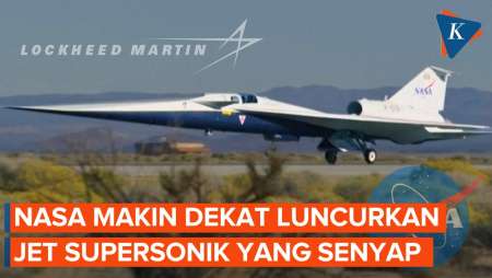NASA Dan Lockheed Martin Gelar Uji Terbang Jet Supersonik Senyap X-59