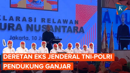 Ada Mantan KSAL Sampai KSAU, Ini Sederet Pensiunan TNI-Polri yang Beri Dukungan ke Ganjar Pranowo