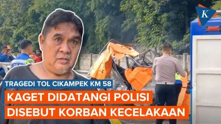 Setiawan Kaget Didatangi Banyak Polisi, Disebut Jadi Korban Kecelakaan Tol Cikampek KM 58
