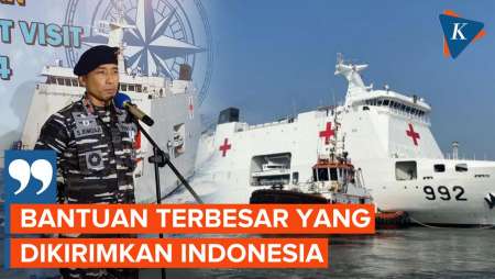 Misi Kemanusian di Palestina Tuntas, KRI Radjiman Sudah Berlabuh Lagi di Indonesia