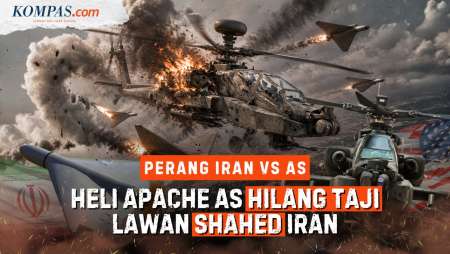 Heli Apache AS, Sang Pemburu Drone Yang Jatuh Oleh Buruannya, Shahed Iran
