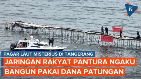 Pagar Laut di Tangerang Diklaim Dibuat Jaringan Rakyat Pantura, Pakai Dana Patungan