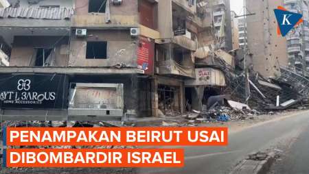 Penampakan Beirut Usai Diserbu Israel