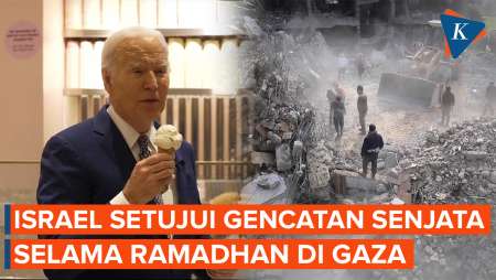 Biden Tegaskan Israel Setuju Hentikan Serangan ke Gaza Selama Ramadhan