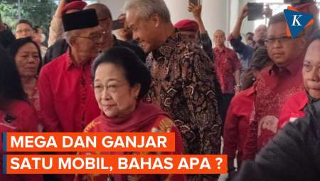 Megawati dan Ganjar Satu Mobil, Sekjen PDI-P Ungkap yang Dibahas