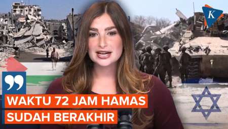 Israel Serang Gaza Lagi, Jubir: Waktu 72 Jam Hamas Sudah Berakhir
