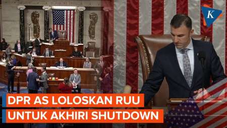 Republik Menang, DPR AS Loloskan RUU Untuk Akhiri Shutdown Terlama
