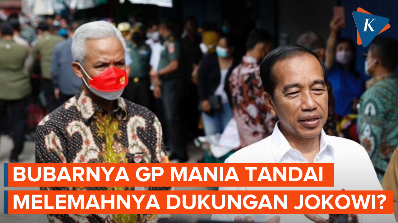 GP Mania Bubar, Tanda Jokowi Mulai Lepas Dukungan untuk Ganjar?