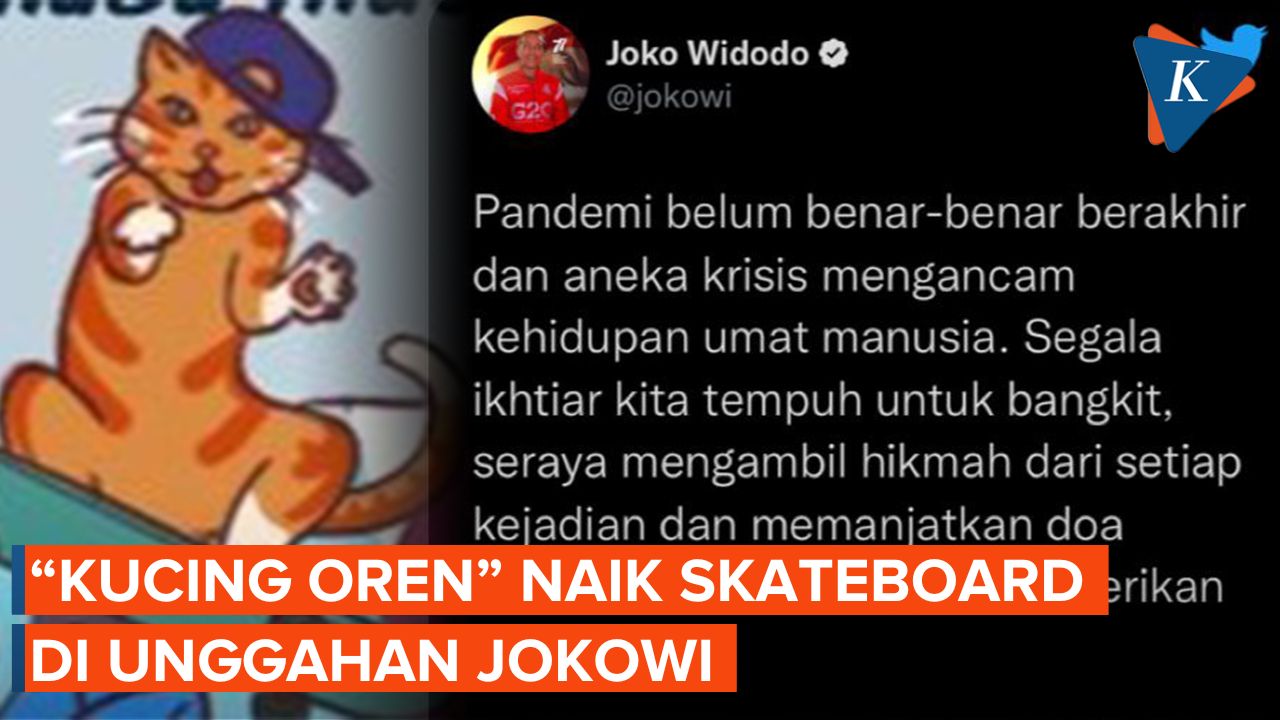 Unggahan Jokowi Kembali Munculkan “Kucing Oren” di Karikatur Hari Sumpah Pemuda