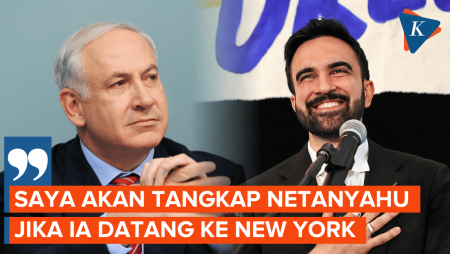 Calon Wali Kota New York Zohran Mamdani Janji Tangkap Netanyahu jika Terpilih