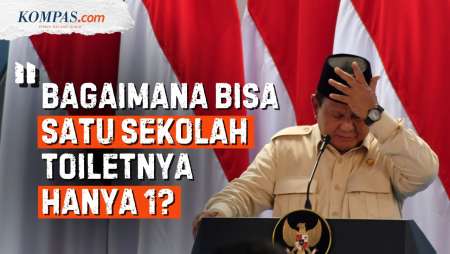 Prabowo Sentil Kepada Daerah di Acara Hardiknas 2025: Bagaimana Bisa 1 Sekolah 1 WC?