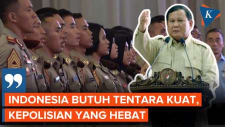 Hadiri Capaja TNI-Polri, Prabowo: Kita Butuh Tentara yang Kuat, Kepolisian yang Hebat
