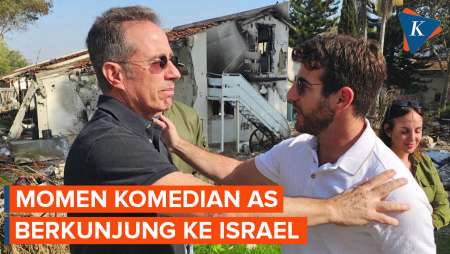 Komedian AS Jerry Seinfeld Kunjungi Israel, Lihat Kerusakan Bangunan