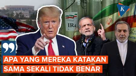 Trump Tolak Klaim Iran Sudah Deal Nuklir, Sebut Kesepakatan Beda Versi