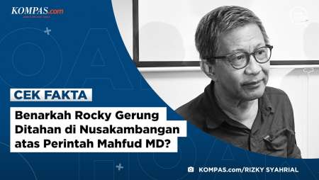 Benarkah Rocky Gerung Ditahan di Nusakambangan atas Perintah Mahfud MD?