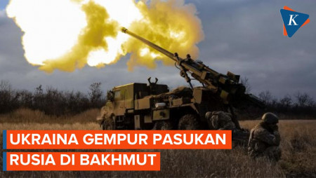 Ukraina Gempur Pasukan Rusia di Pinggiran Kota Bakhmut