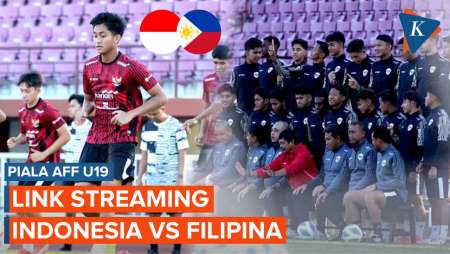 Jadwal dan  Live Streaming Timnas U19 Indonesia Vs Filipina, Malam Ini!
