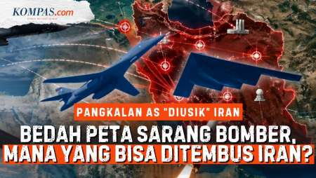 Peta Pangkalan Bomber AS Di Seluruh Dunia, Mana Yang Bisa Ditembus Rudal Iran?