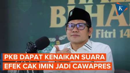 PKB Klaim Dapat 81 Kursi di DPR karena Efek Cak Imin Jadi Cawapres