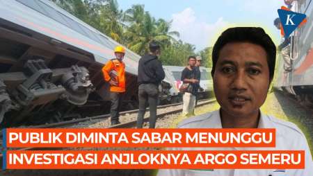 PT KAI Daop VI Minta Publik Sabar Tunggu Penyelidikan Anjloknya Argo Semeru